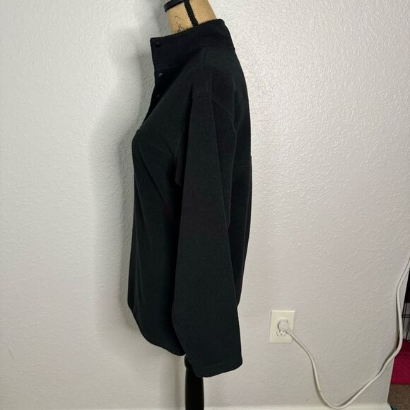 Aritzia TNA Polar 1/4 Button Pullover Sweater Size XXS Mock Neck Classic Jacket - Picture 7 of 9